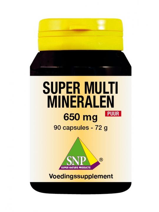 Super multi mineralen 650 mg puur