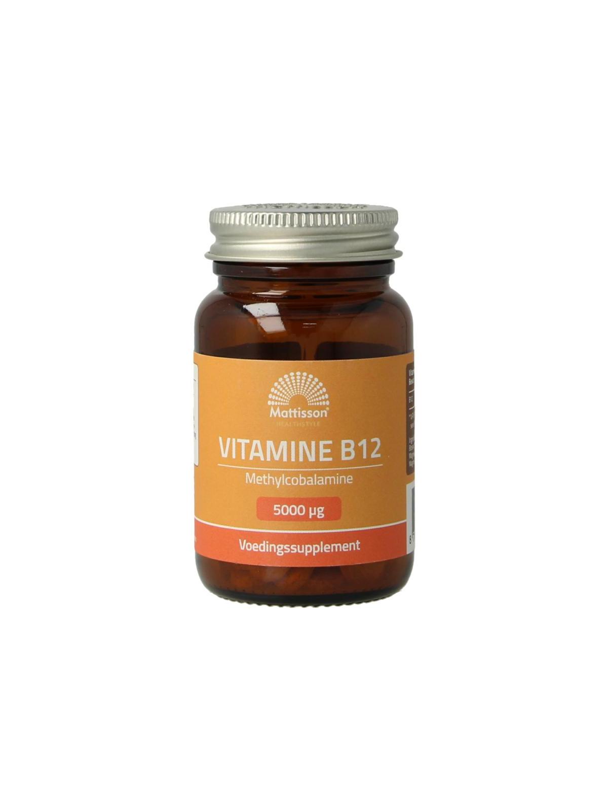 Vitamine B12 methylcobalamine 5000mcg