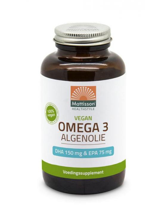 Vegan omega 3 algenolie DHA 150mg EPA 75mg