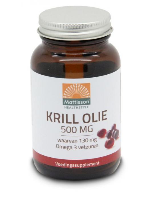 Krill olie omega 3 500mg