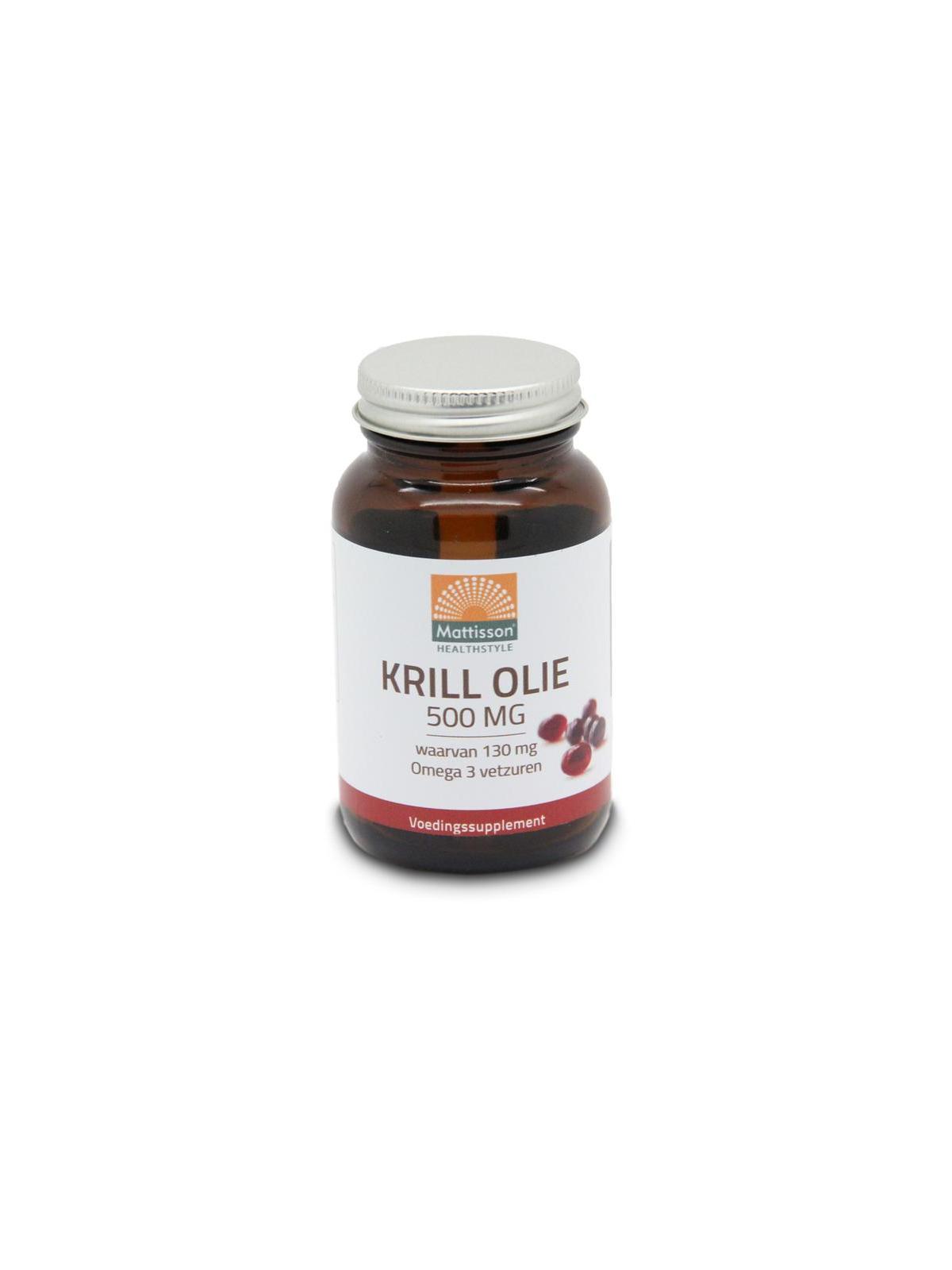 Krill olie omega 3 500mg