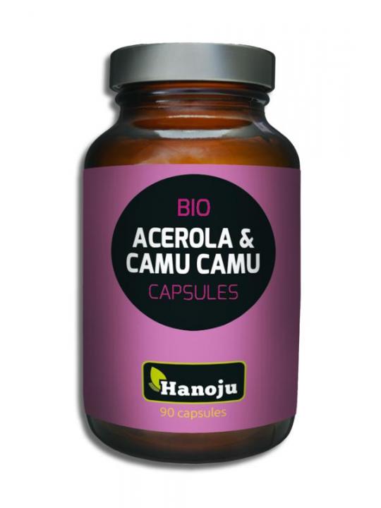 Bio Acerola + camu camu capsules