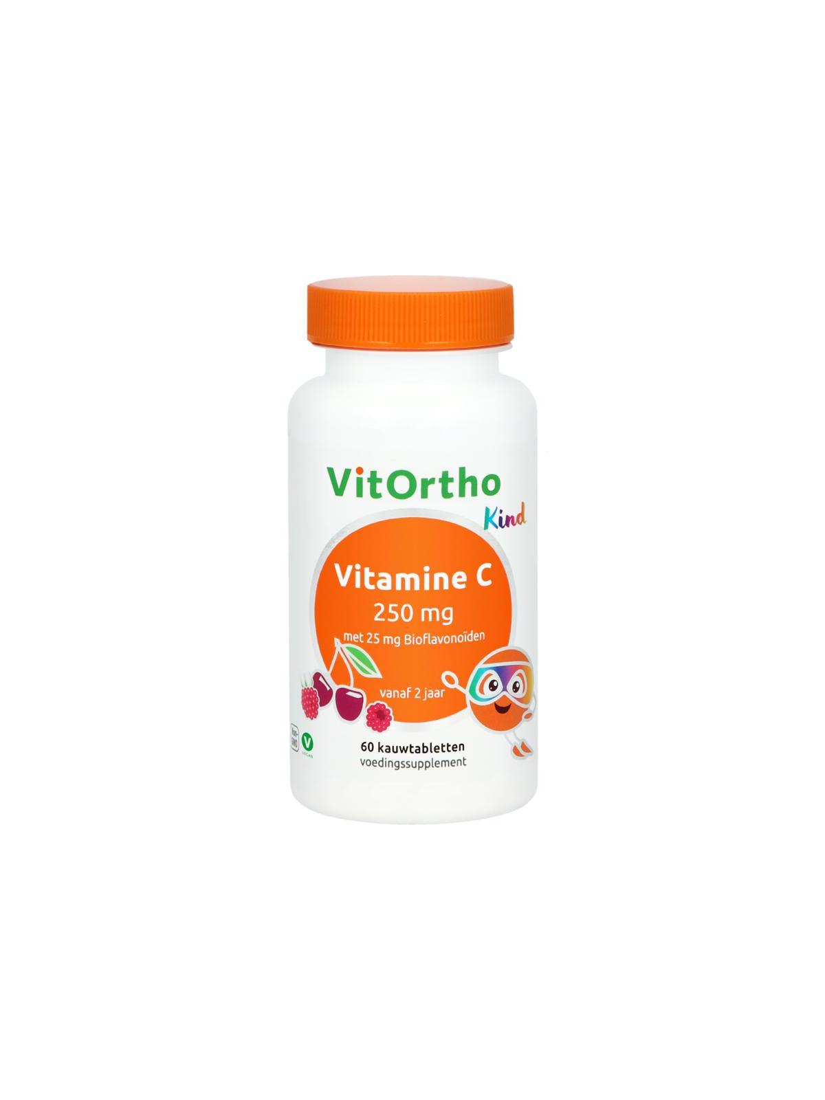 Vitamine C 250 mg met 25 mg bioflavonoiden (kind)