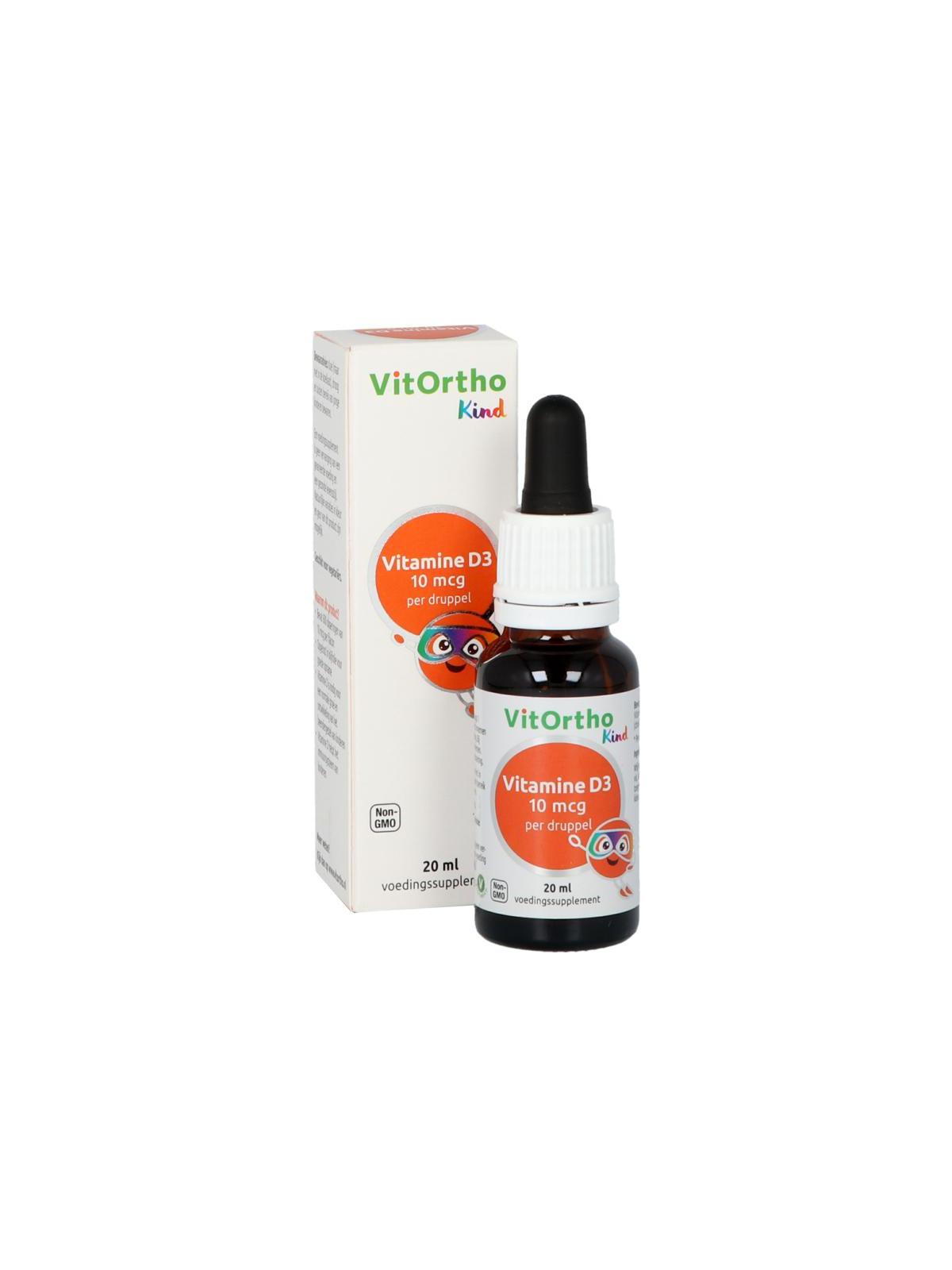 Vitamine D3 10mcg (Kind)
