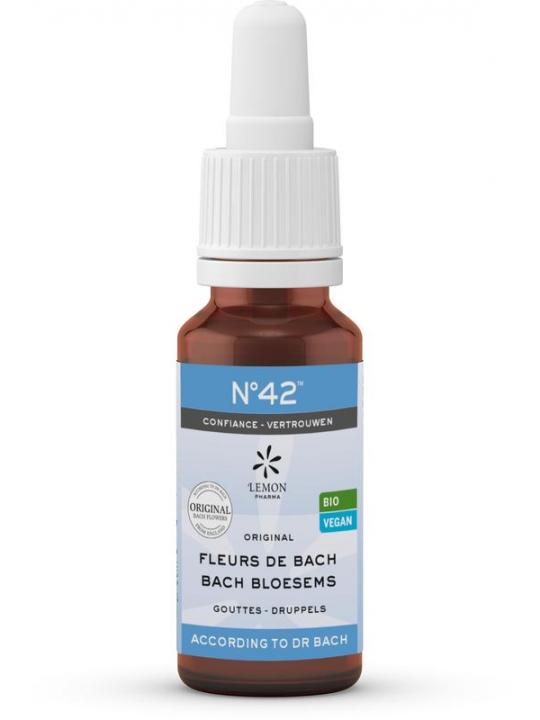 Bach bloesems mengeling 42 vertrouwen bio