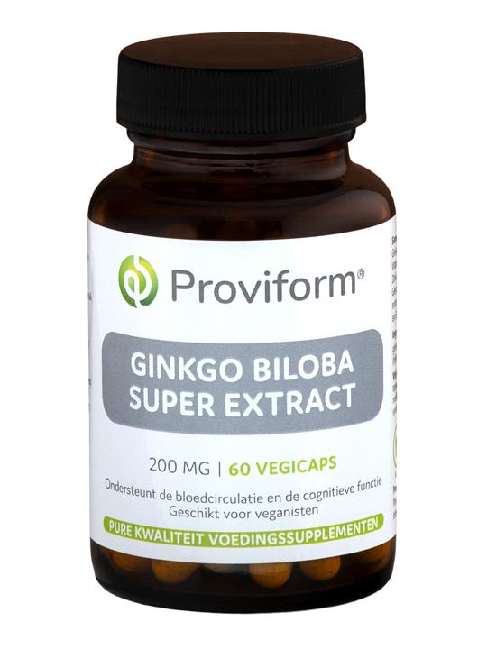 Ginkgo biloba super extract 200mg