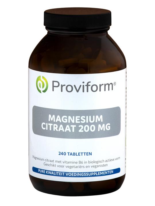 Magnesium citraat 200 mg & B6