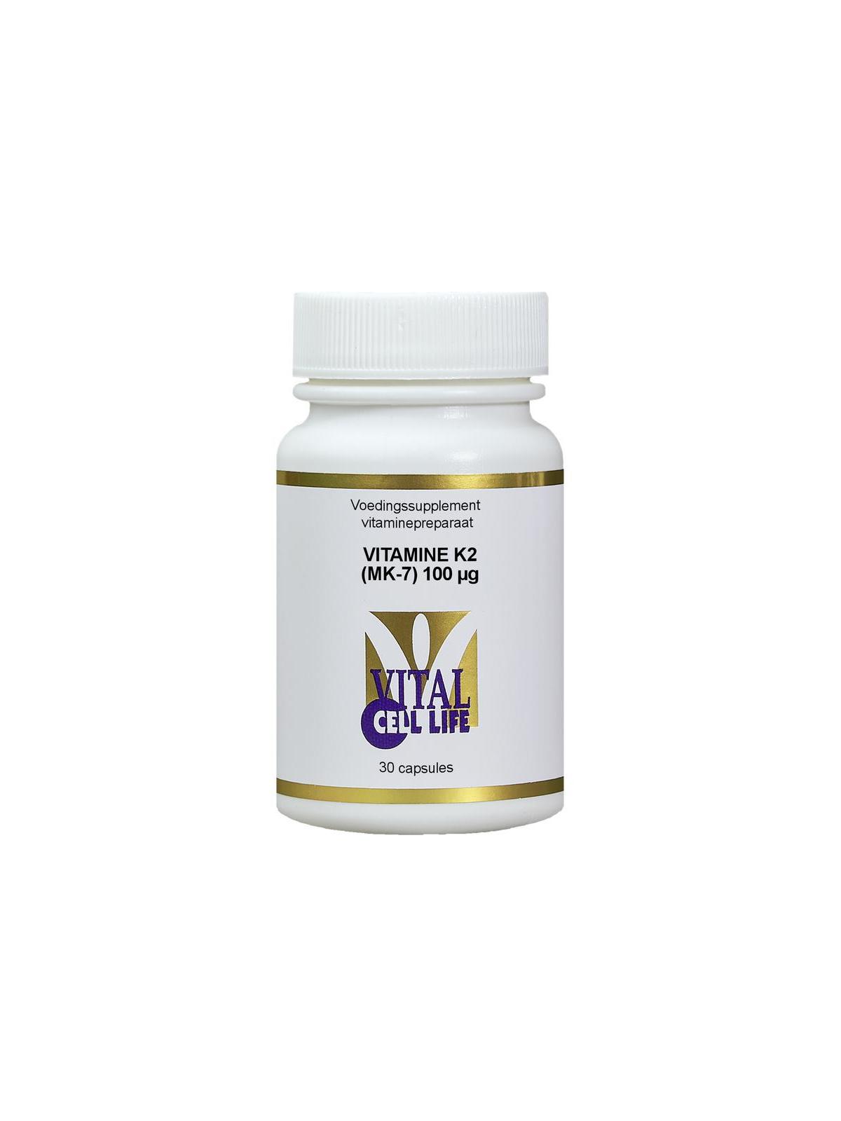 Vitamine K2 MK7 100mcg