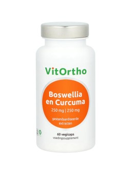 Boswellia 250 mg en curcuma 250 mg
