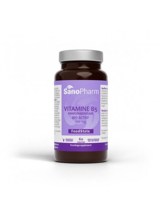 Vitamine B5 pantotheenzuur 100 mg