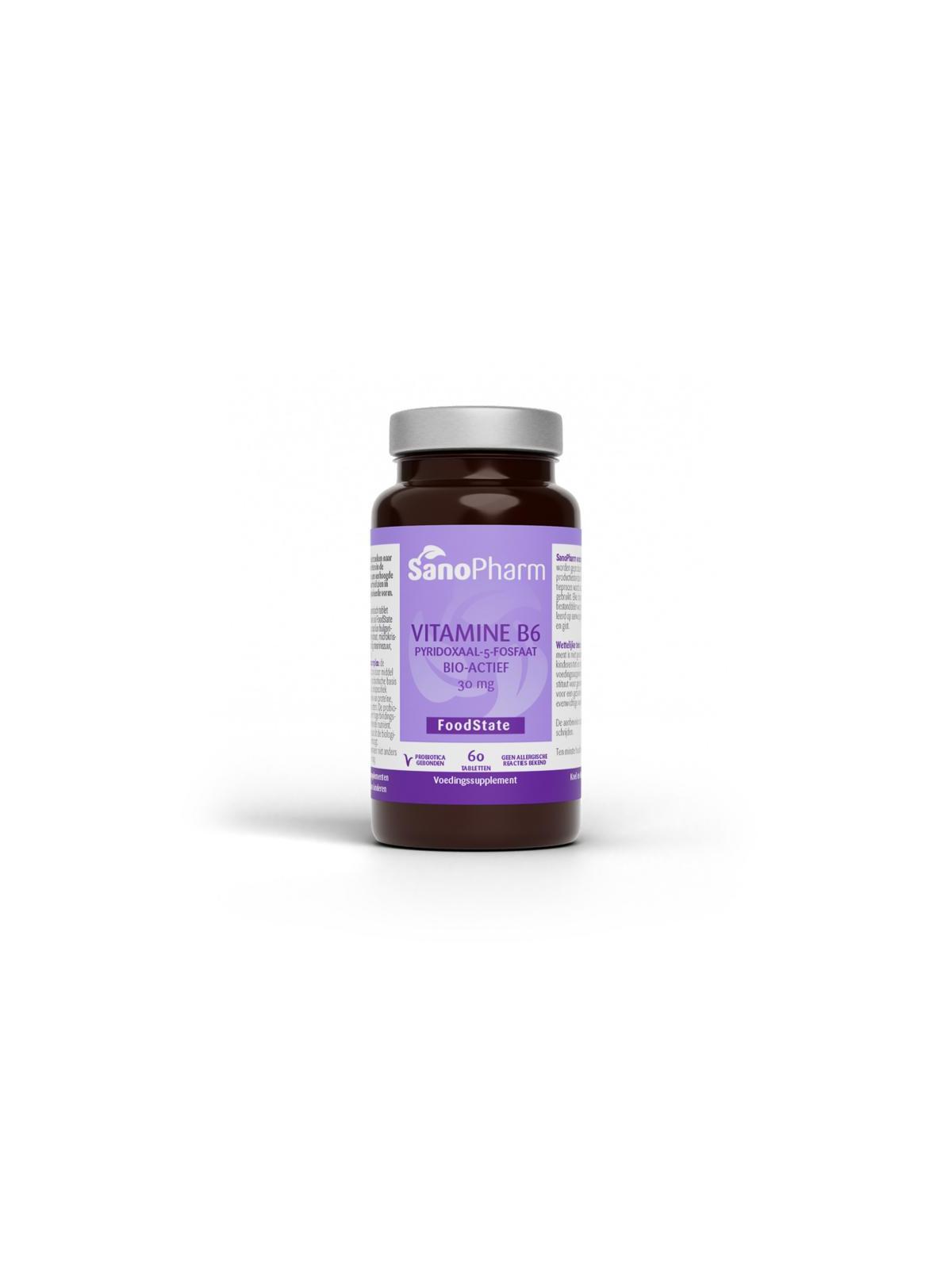 Vitamine B6 pyridoxaal-5-fosfaat 30 mg