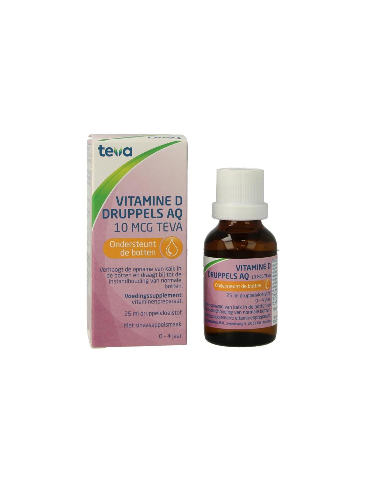 Vitamine D AQ druppels 10 mcg