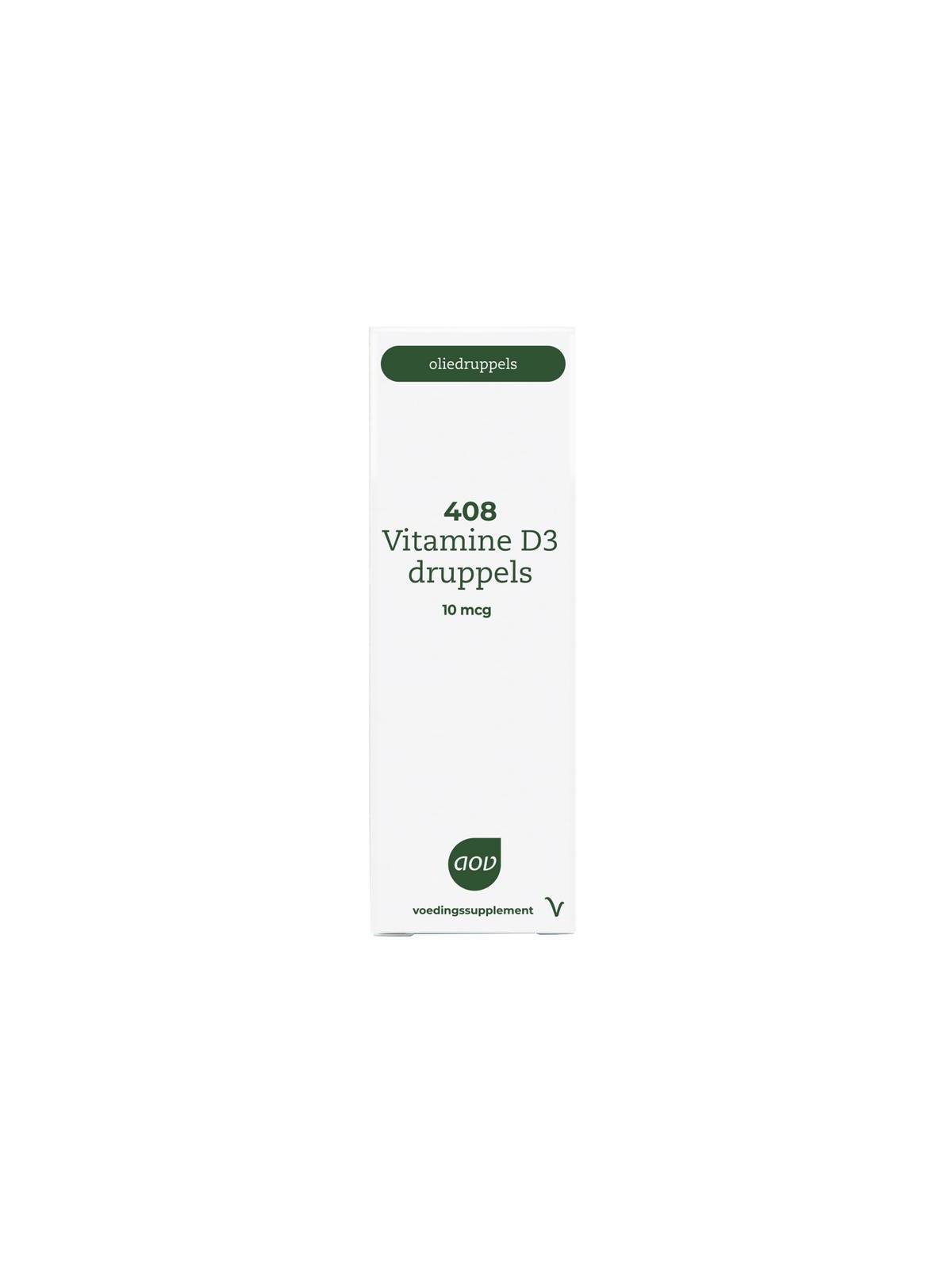408 Vitamine D3 druppels 10mcg