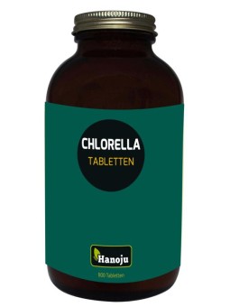 Bio chlorella tabletten flacon glas