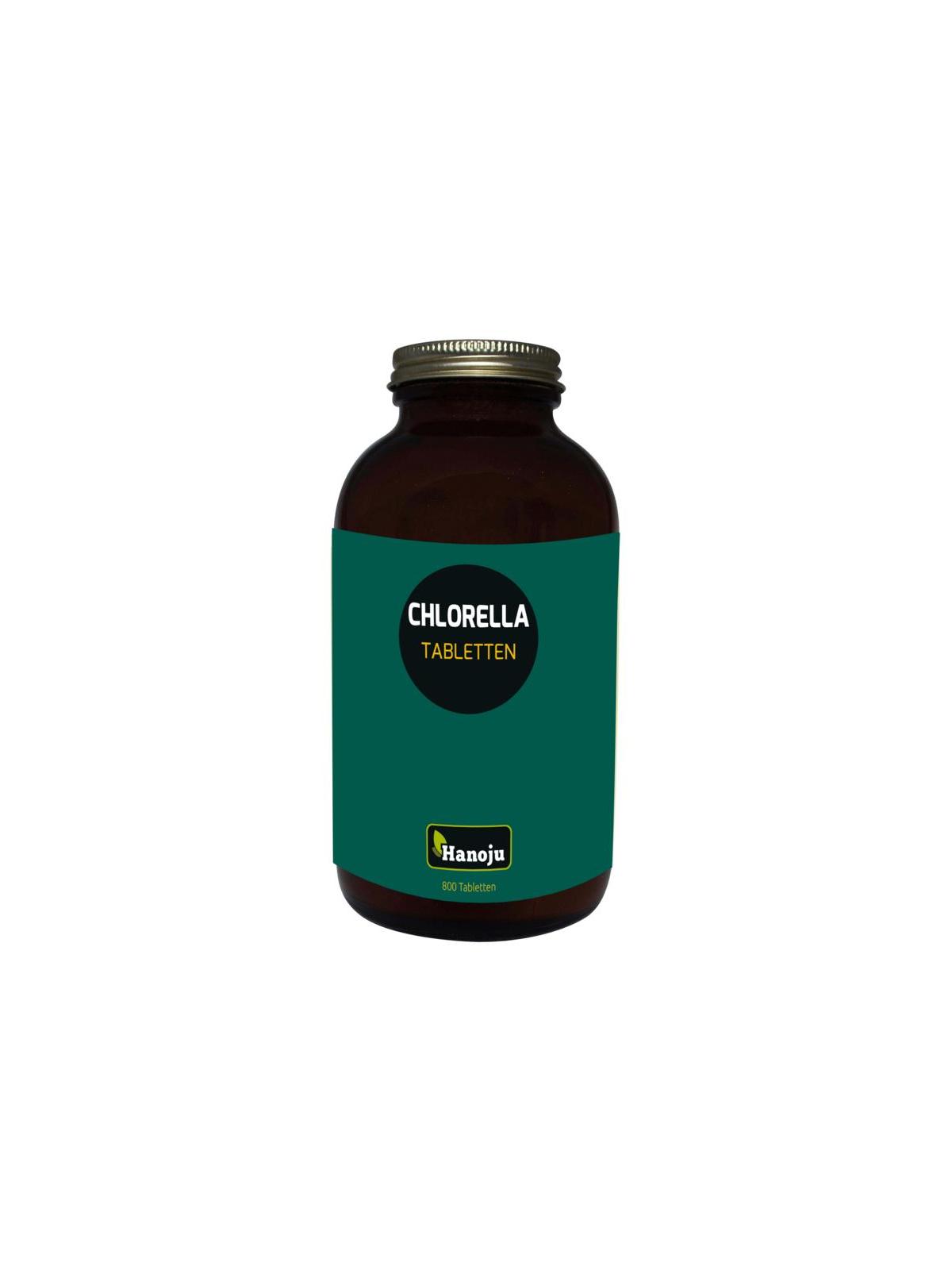 Bio chlorella tabletten flacon glas