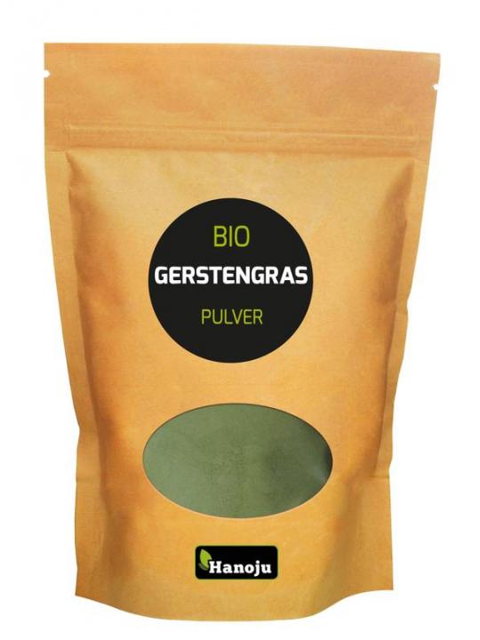 Gemalen gerstegras paper bag bio