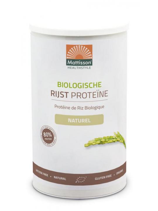 Rijst proteine naturel vegan 80% bio