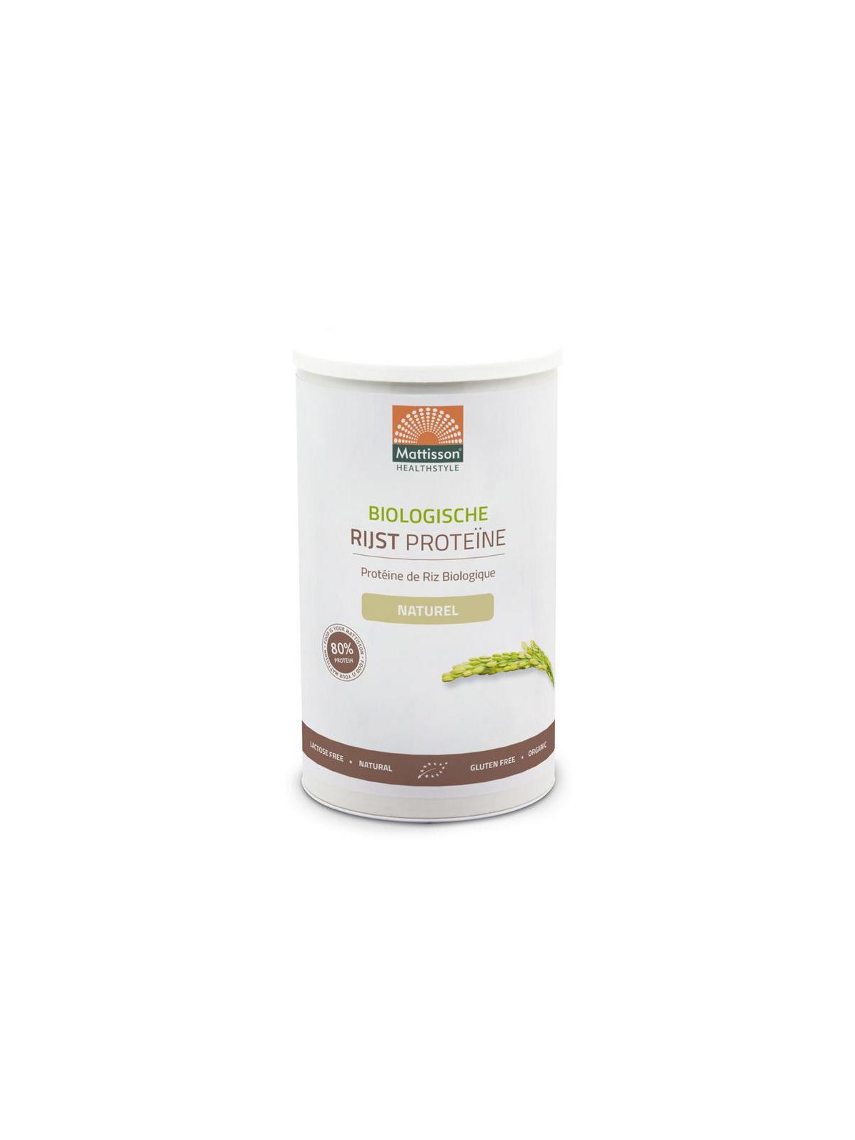 Rijst proteine naturel vegan 80% bio