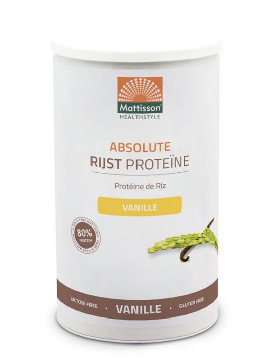 Absolute rijst proteine vanille vegan 80%