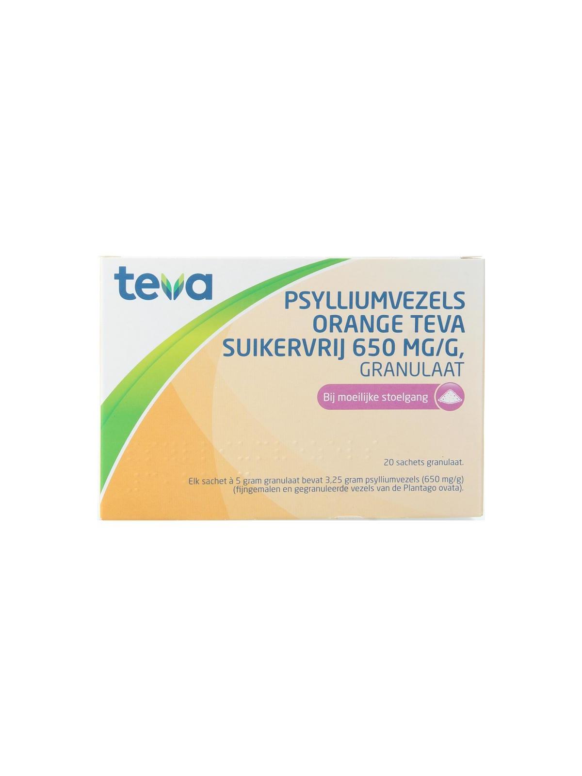 Psylliumvezels orange granulaat SKV