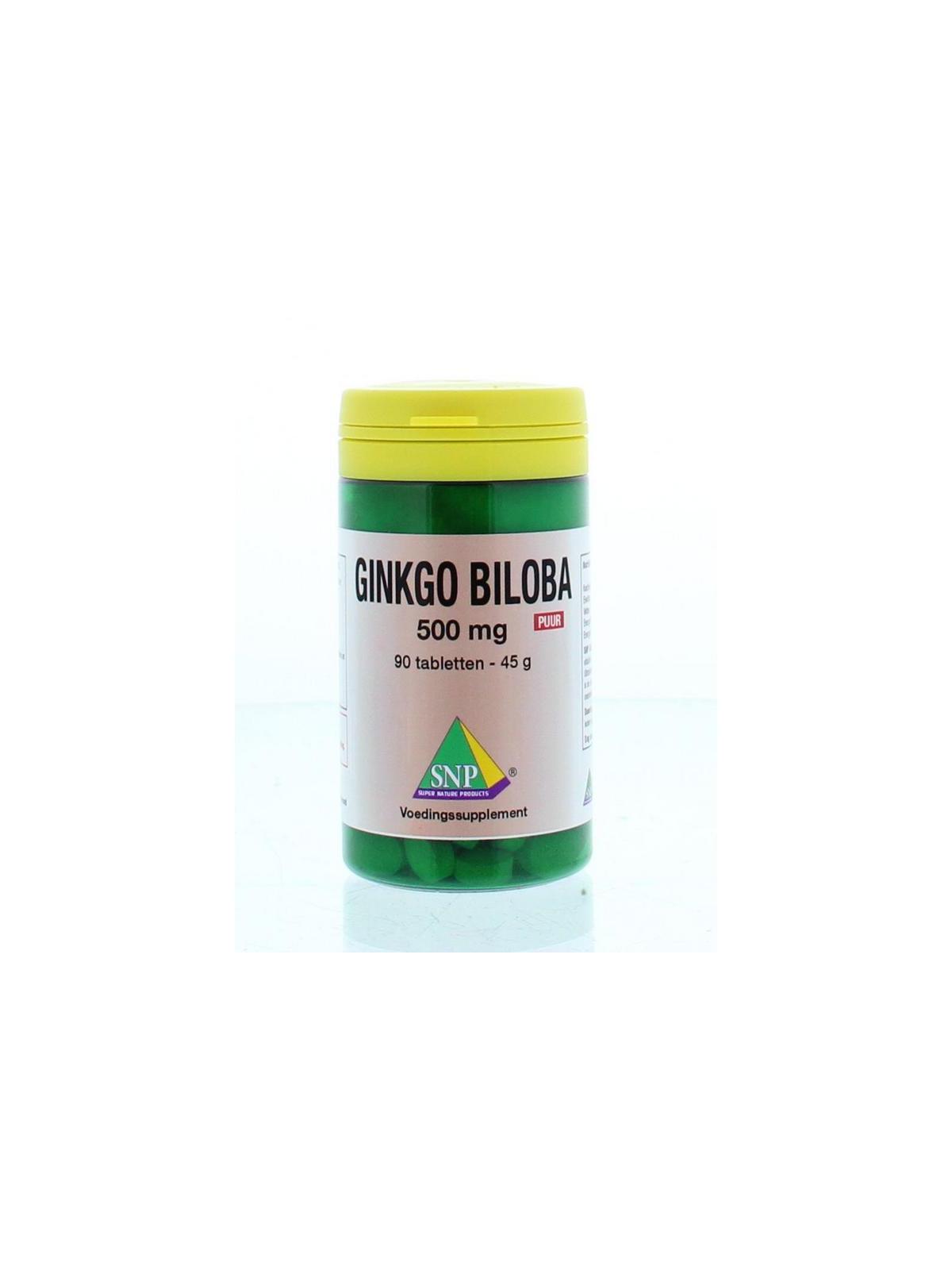 Ginkgo biloba 500 mg puur