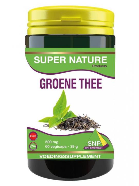 Groene thee 500 mg puur