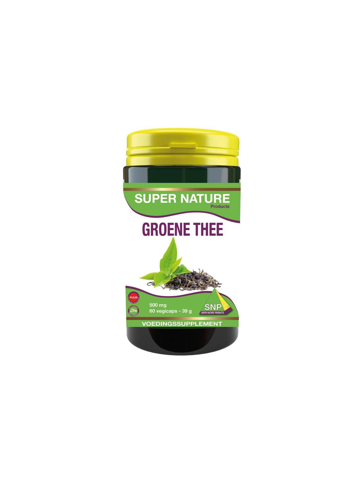 Groene thee 500 mg puur