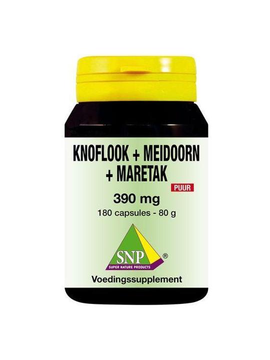 Knoflook-meidoorn-maretak 390 mg puur