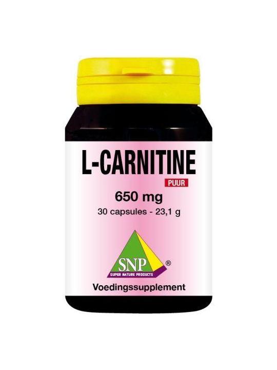 L-Carnitine 650mg puur