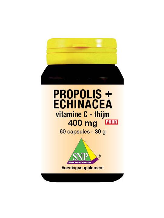 Propolis+echinacea - thijm- vitamine C 400mg puur