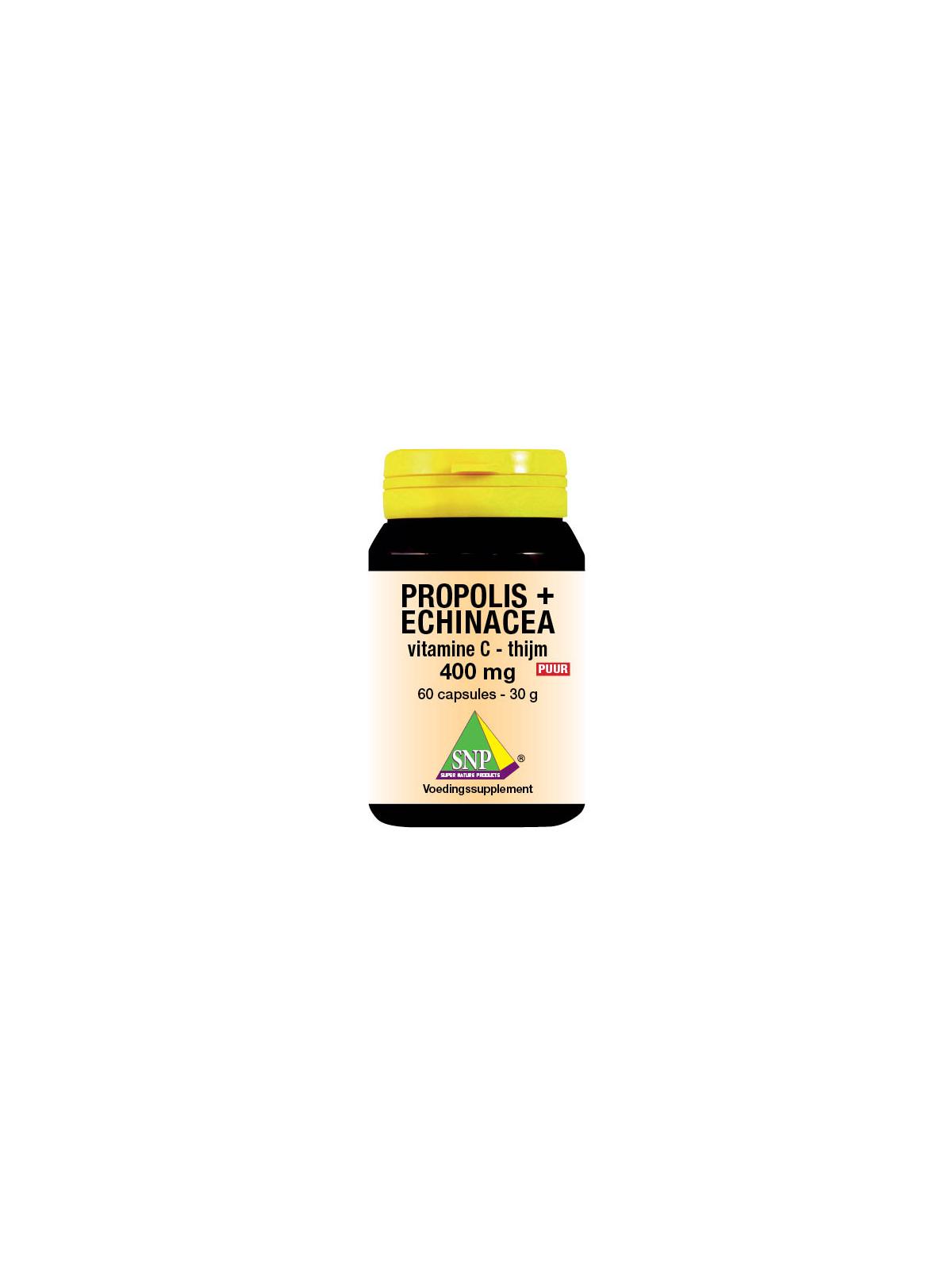 Propolis+echinacea - thijm- vitamine C 400mg puur