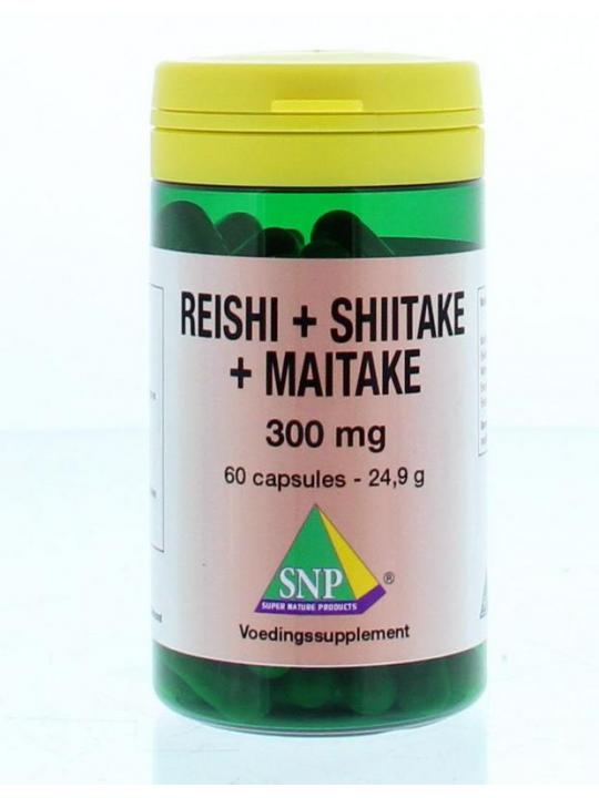 Reishi shiitake maitake 300 mg