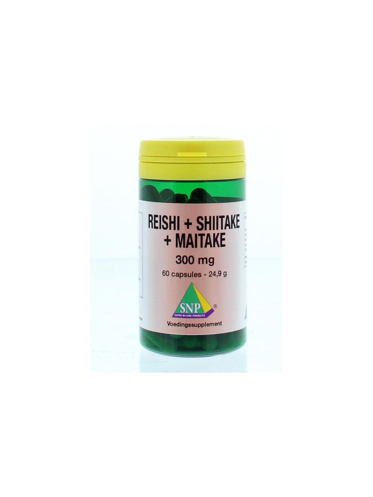 Reishi shiitake maitake 300 mg