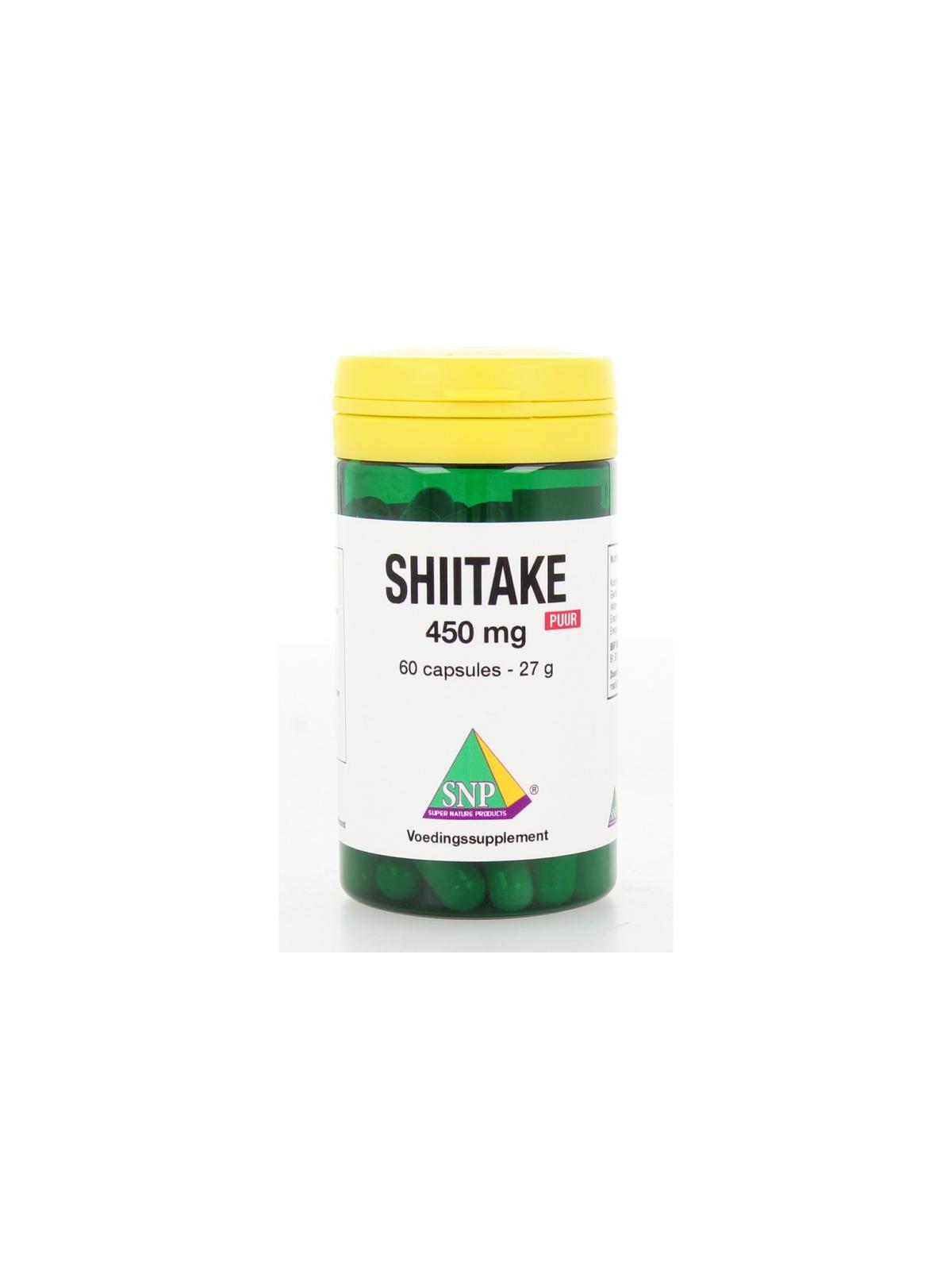 Shiitake 450 mg puur