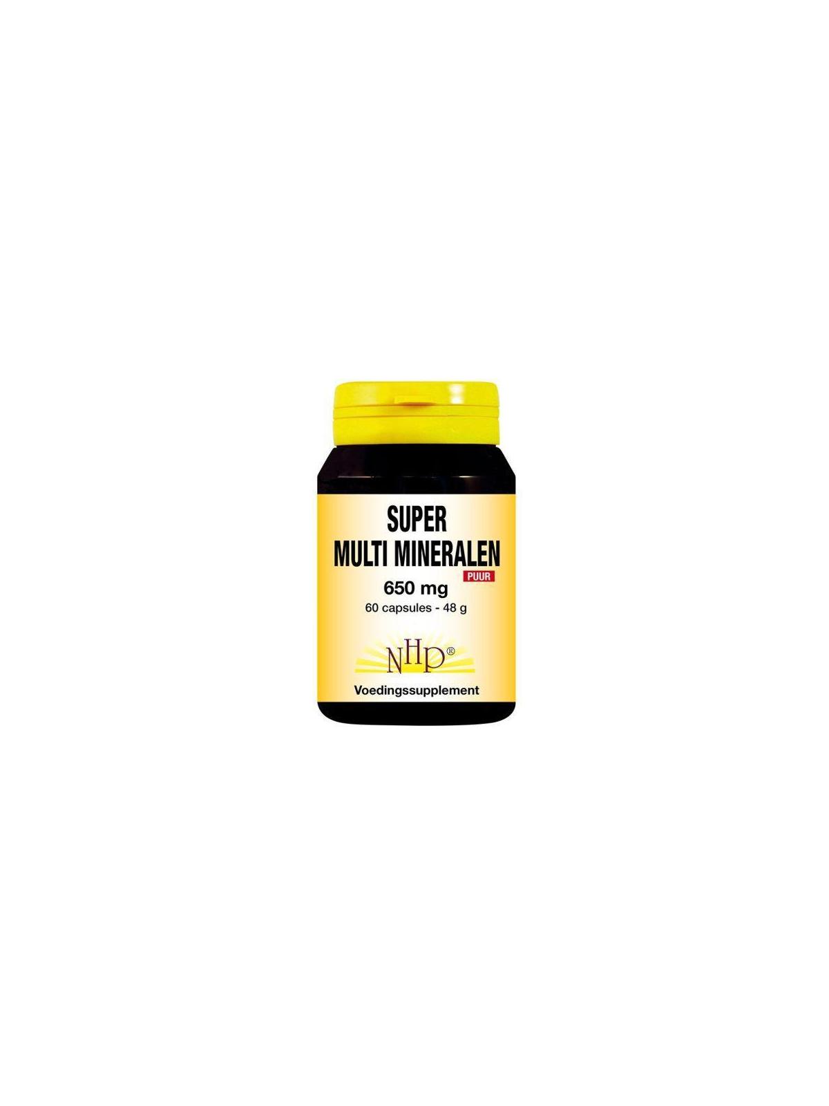 Super multi mineralen 650mg puur