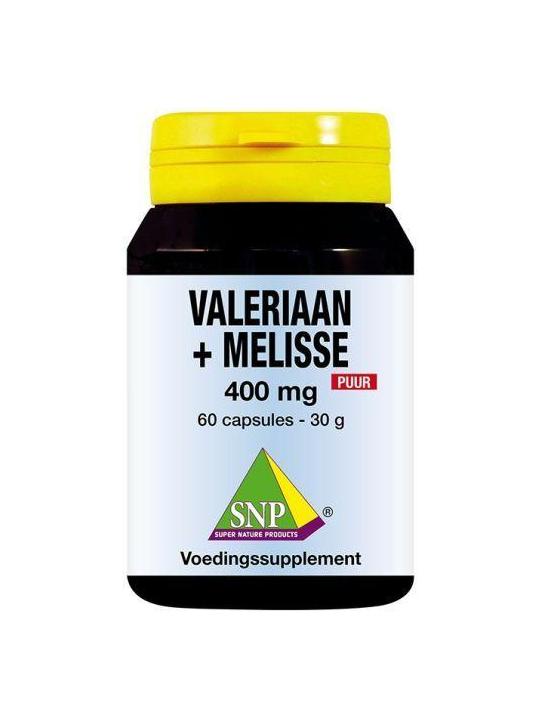 Valeriaan melisse 400 mg puur