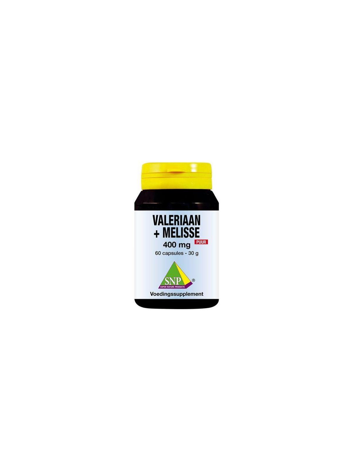 Valeriaan melisse 400 mg puur