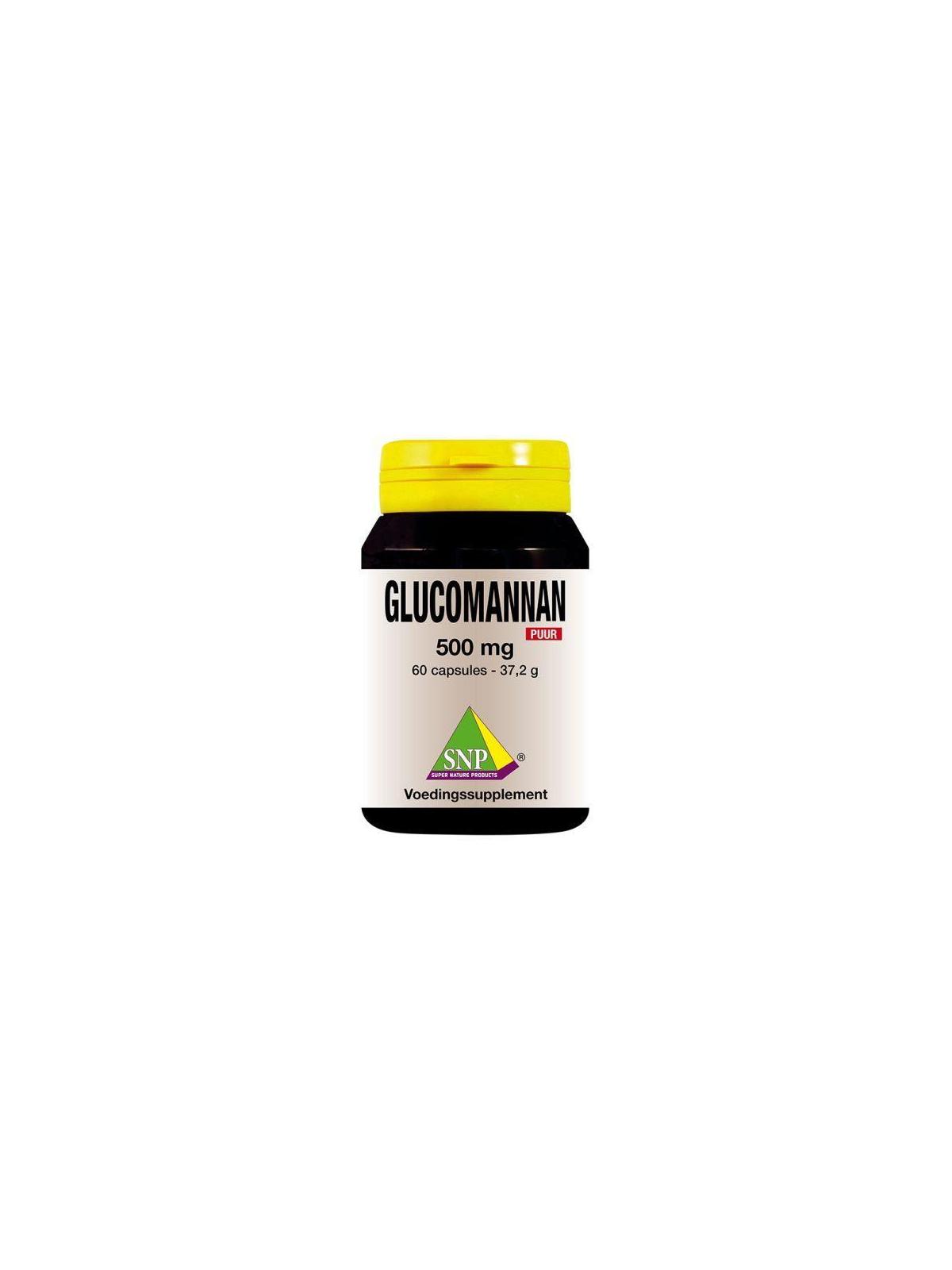 Glucomannan 500 mg puur