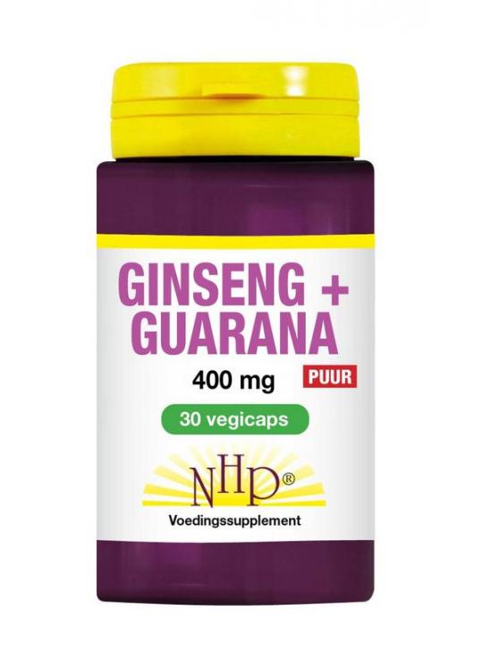 Ginseng guarana 400mg puur