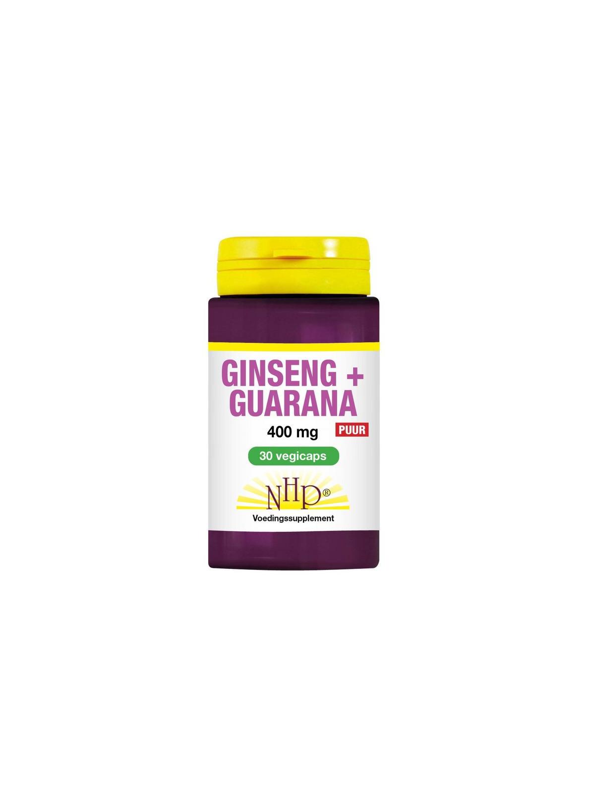 Ginseng guarana 400mg puur