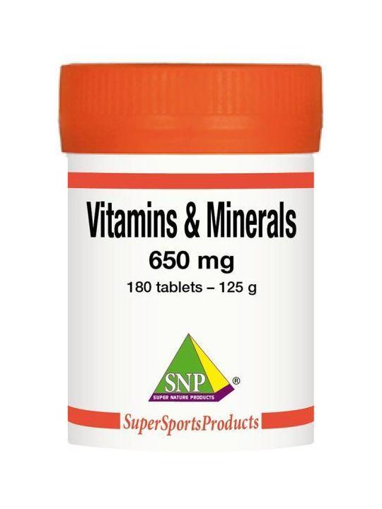 Vitamins minerals complex