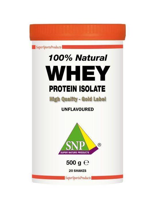 Whey proteine isolate 100% natural
