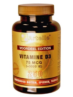 Vitamine D3 75mcg