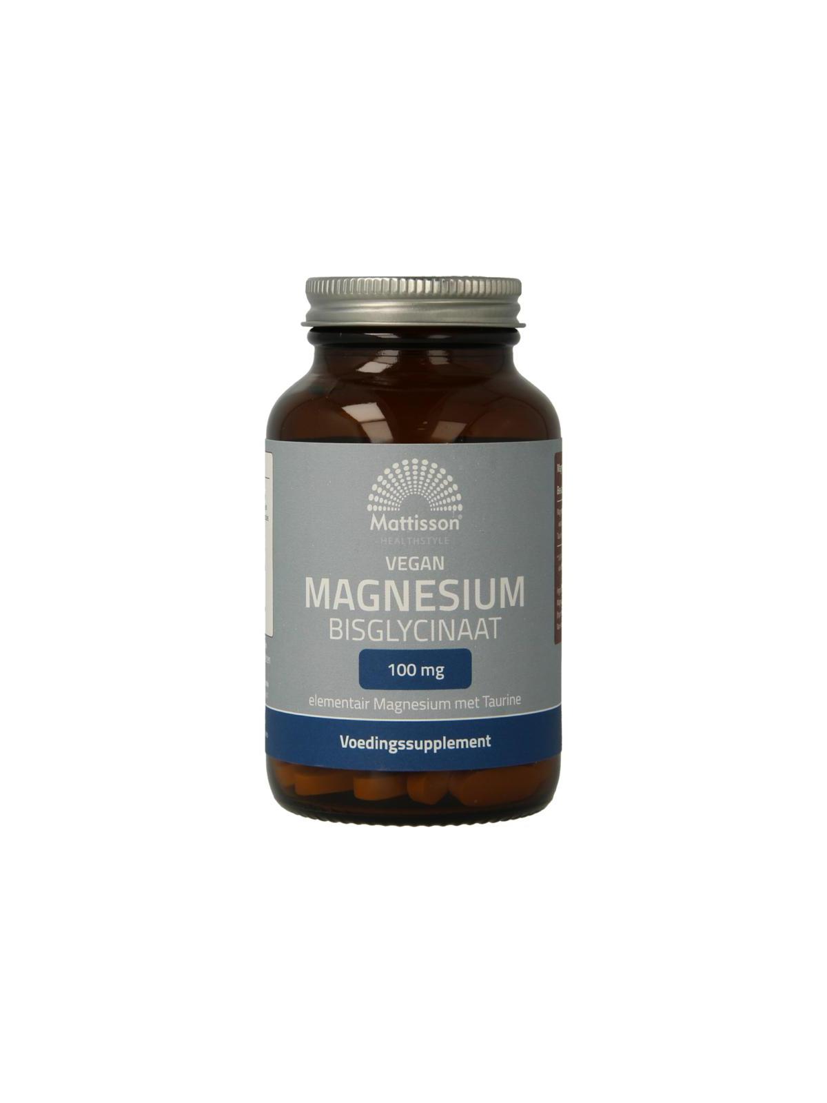 Magnesium bisglycinaat 100mg taurine