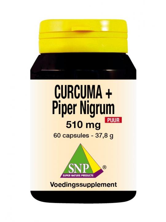 Curcuma & piper nigrum 510mg puur