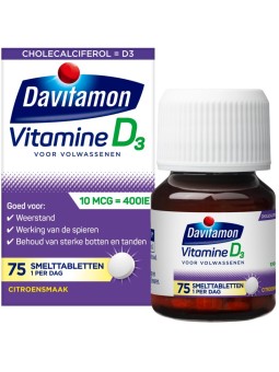 Vitamine D volwassenen smelttablet