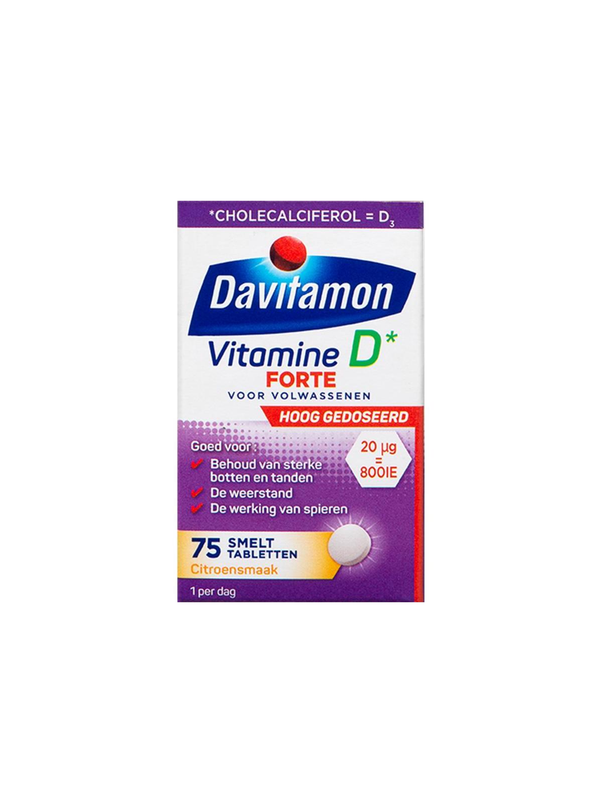 Vitamine D3 forte smelttablet