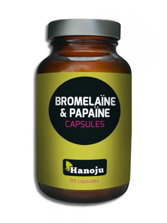 Bromelaine & papaine capsules