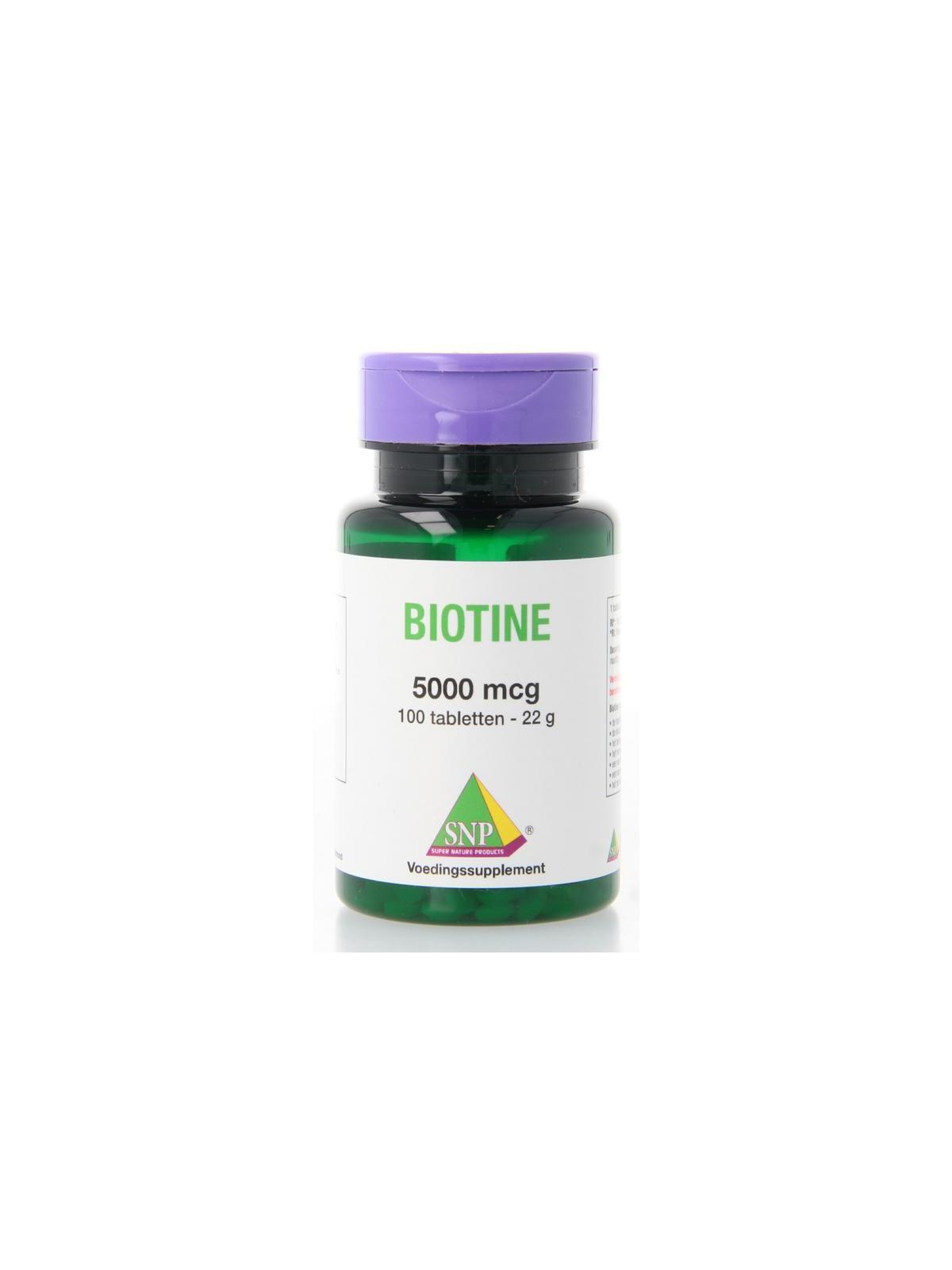 Biotine 5000 mcg