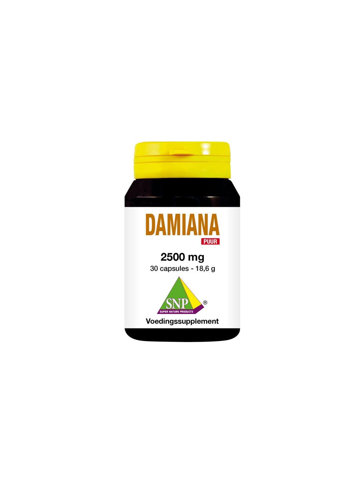 Damiana extract 2500 mg puur